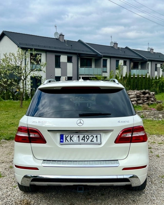 Mercedes-Benz ML cena 124000 przebieg: 116000, rok produkcji 2013 z Niepołomice małe 29